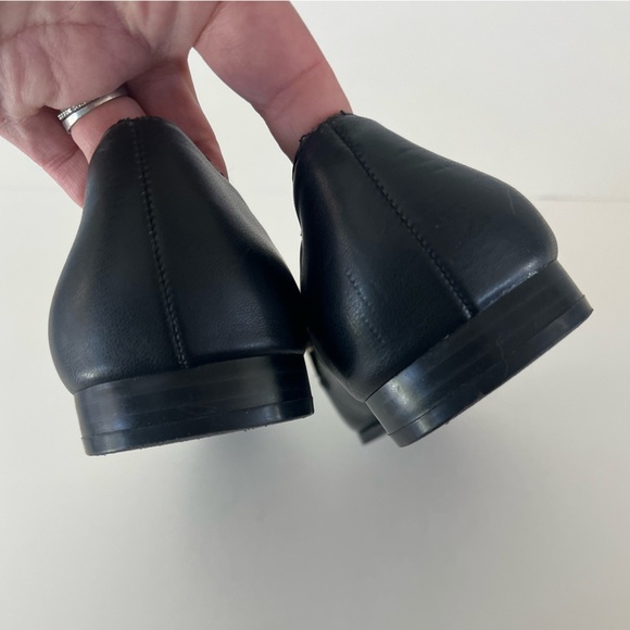 Steven By Steve Madden New York Verta Black Gold Bit Pointed Toe Flats Size 9 - Picture 9 of 13